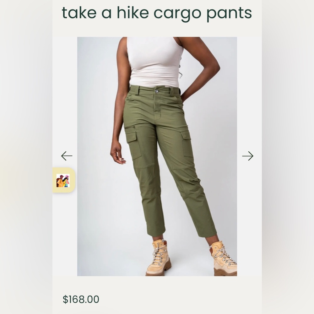 Alder Apparel Take a Hike Cargo Pants in Green